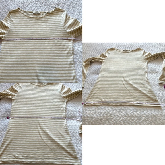 Marc O’Polo Essential Stripe Long Sleeve Organic Cotton Boat Neck T-Shirt Size M - Picture 11 of 14